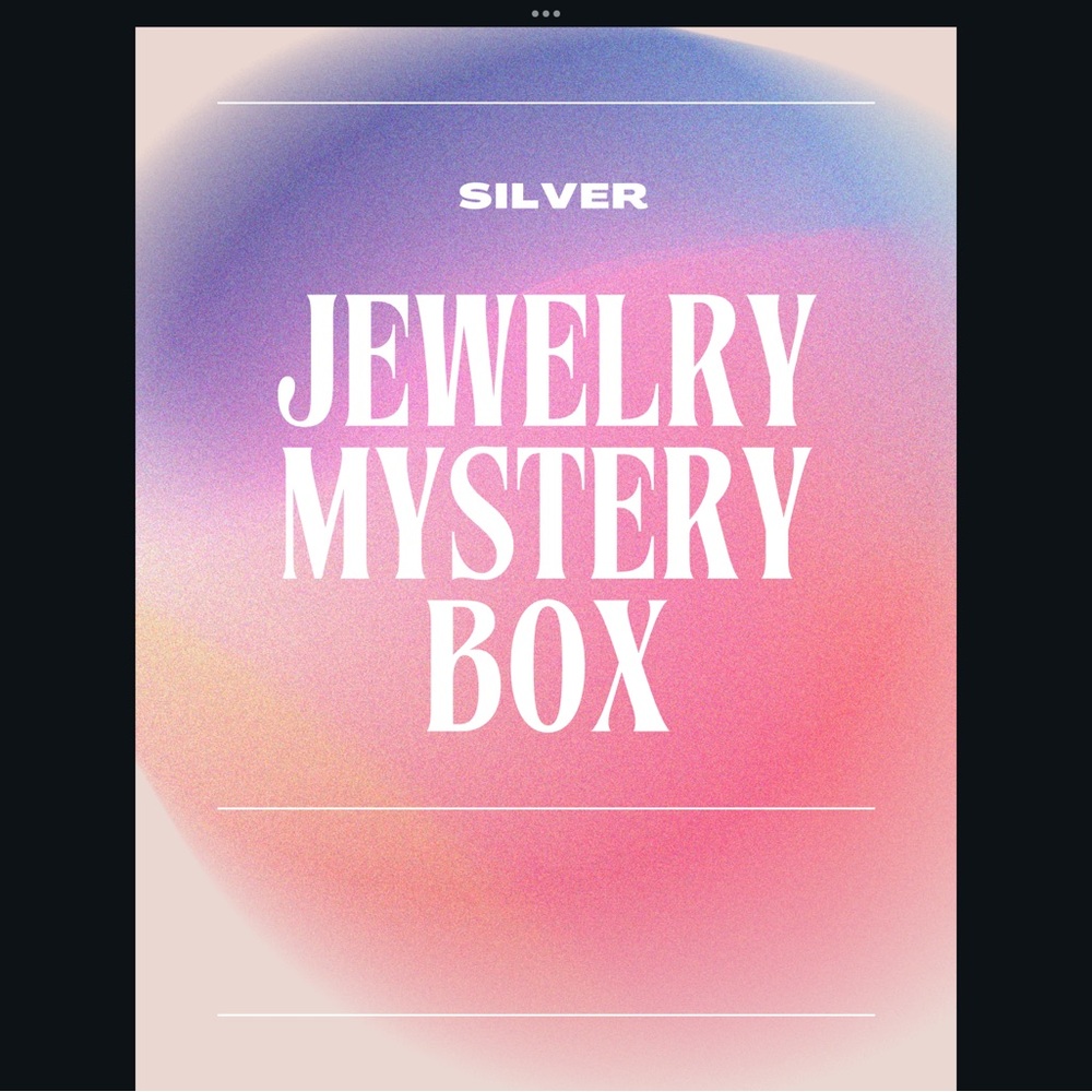 Silver Jewelry mystery box
